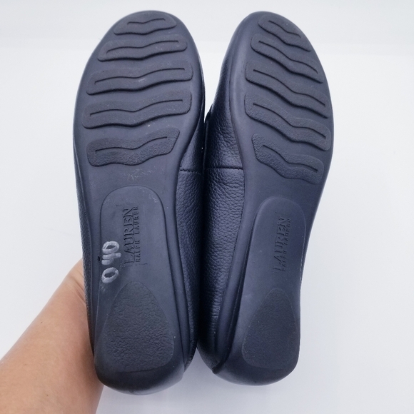 Ralph Lauren Careigh Black Leather Loafers, size 7 - Picture 12 of 13